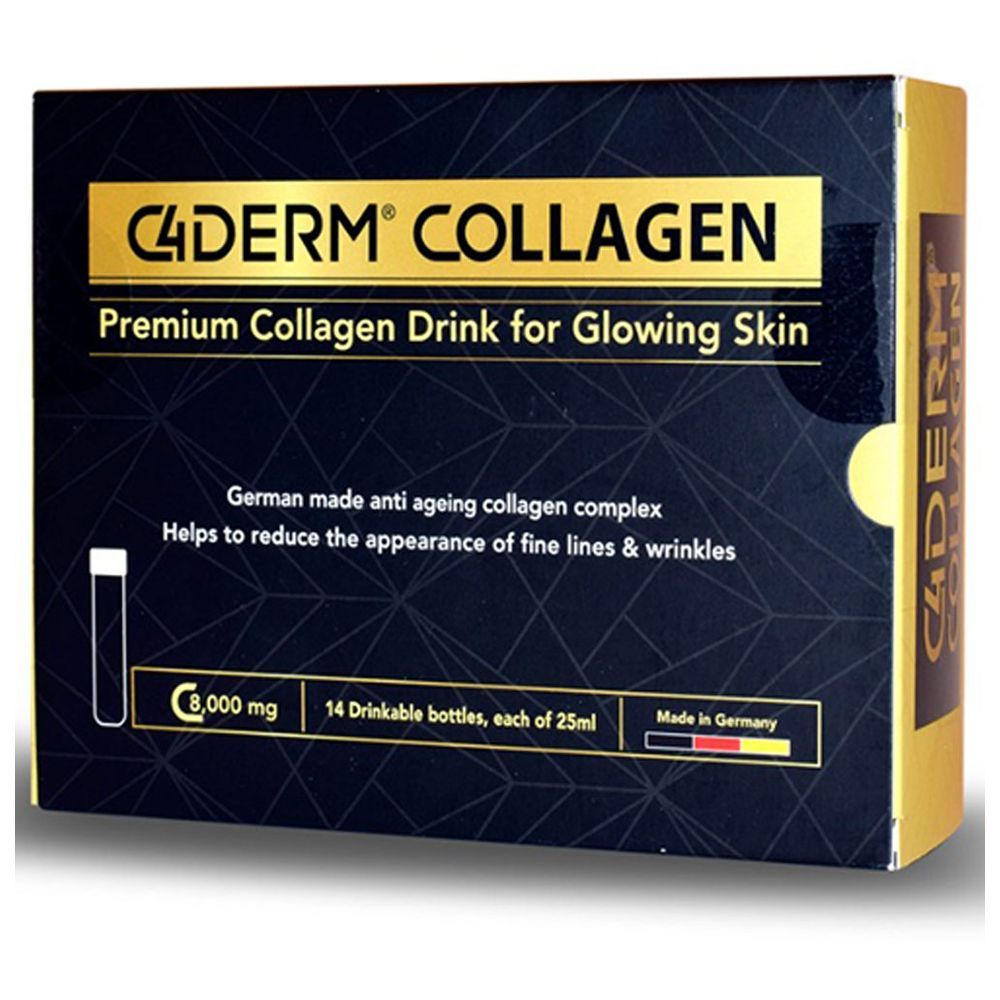 مكمل الكولاجين C4 Derm، 14 عبوة × 25 مل