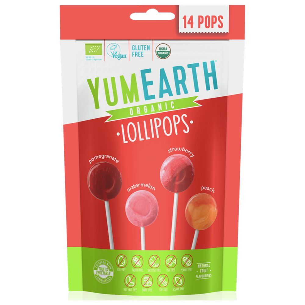 Yum Earth - Organic Fruit Pops 14pcs 85g