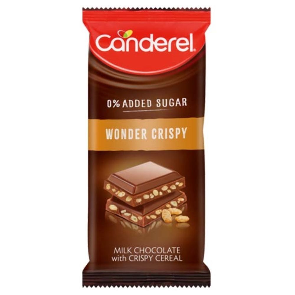 Canderel - Crispy Choco Slab 100g - Pack of 15