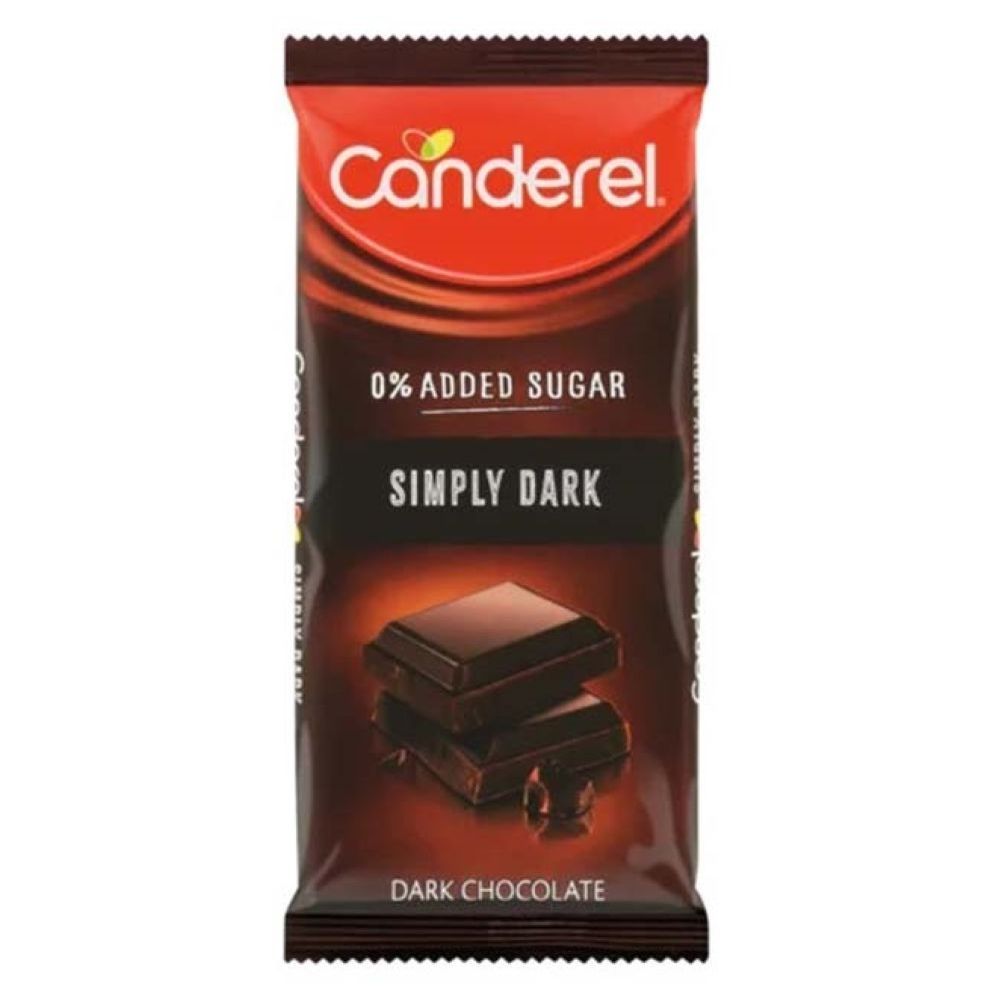 Canderel - Dark Choco Slab 100g - Pack of 15