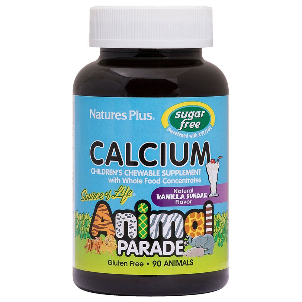 Animal Parade Sugar Free Calcium Children's Chewable 90s