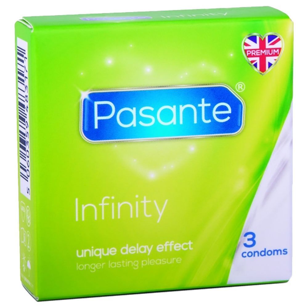 Pasante - Infinity Delay Condoms 3pcs