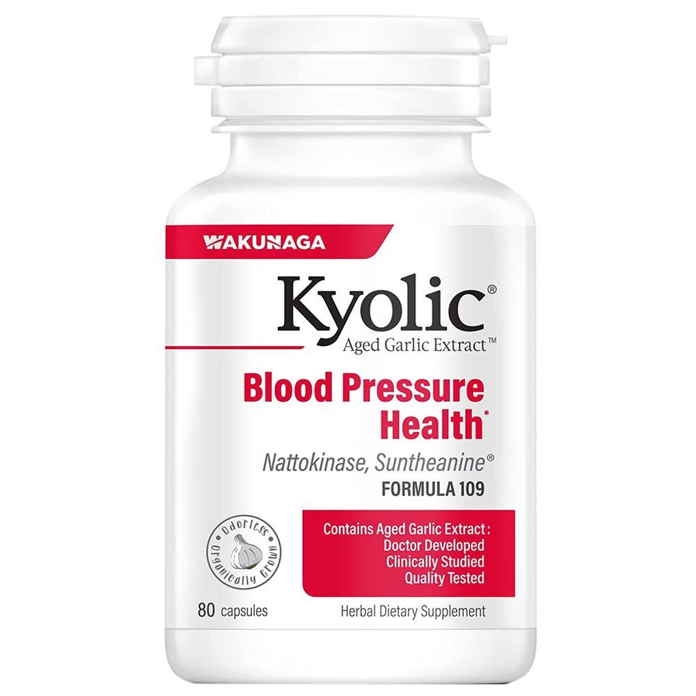 Kyolic Garlic Formula 109 Blood Pressure Health 80 Capsules
