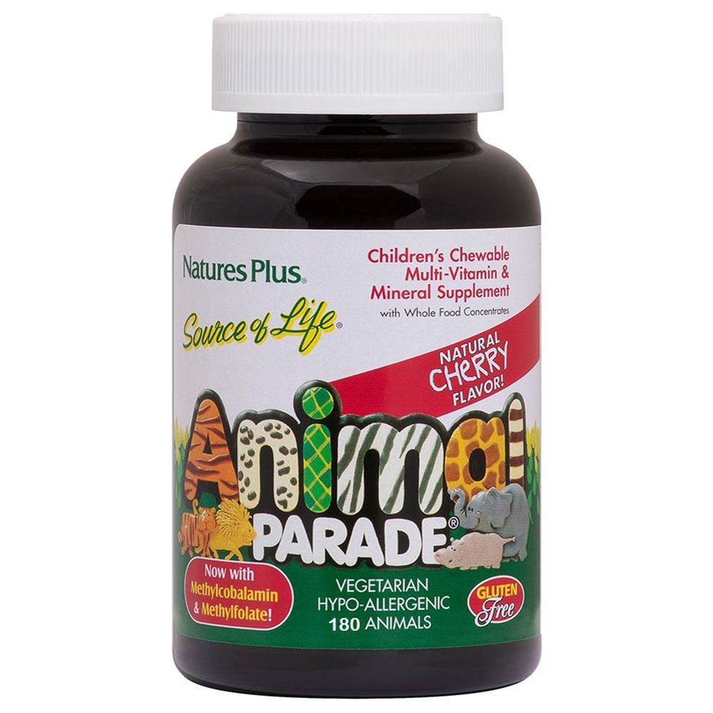 Animal Parade Children's Chewable Multi Cherry 180 Tablets