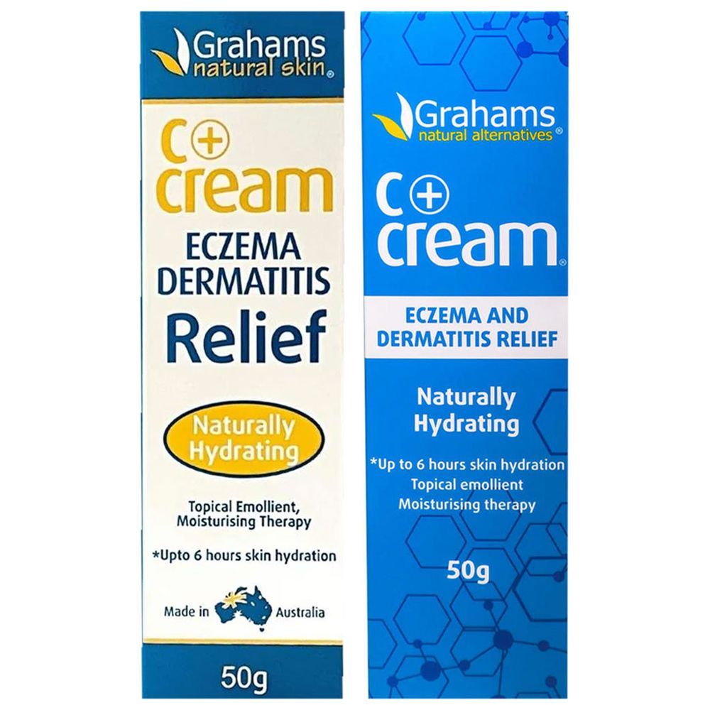 Grahams Natural - C+ Cream Eczema Dermatitis Relief 50g