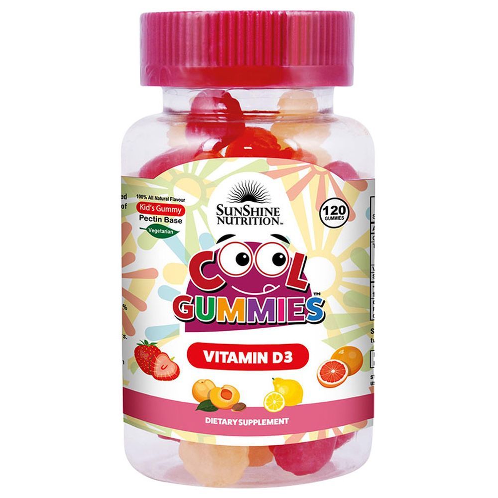 Sunshine Nutrition Cool Gummies Vitamin D3 120's