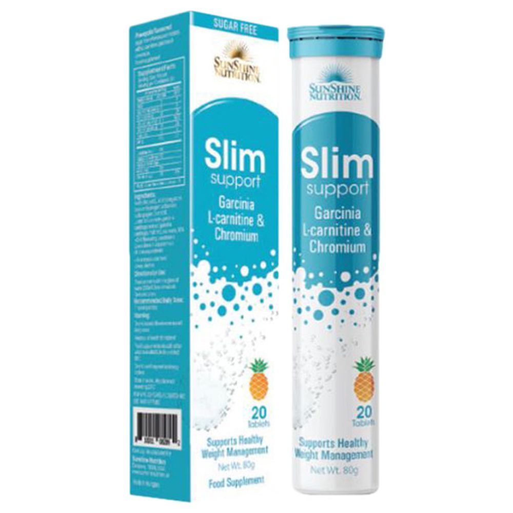 Sunshine Nutrition Slim Support Effervescent Pineapple 20's