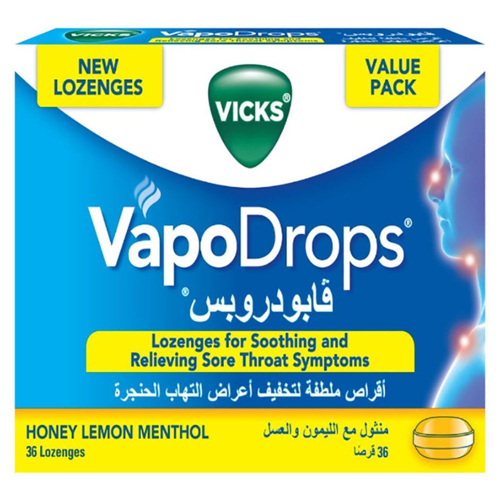 Vicks - Vapodrops - Honey Lemon