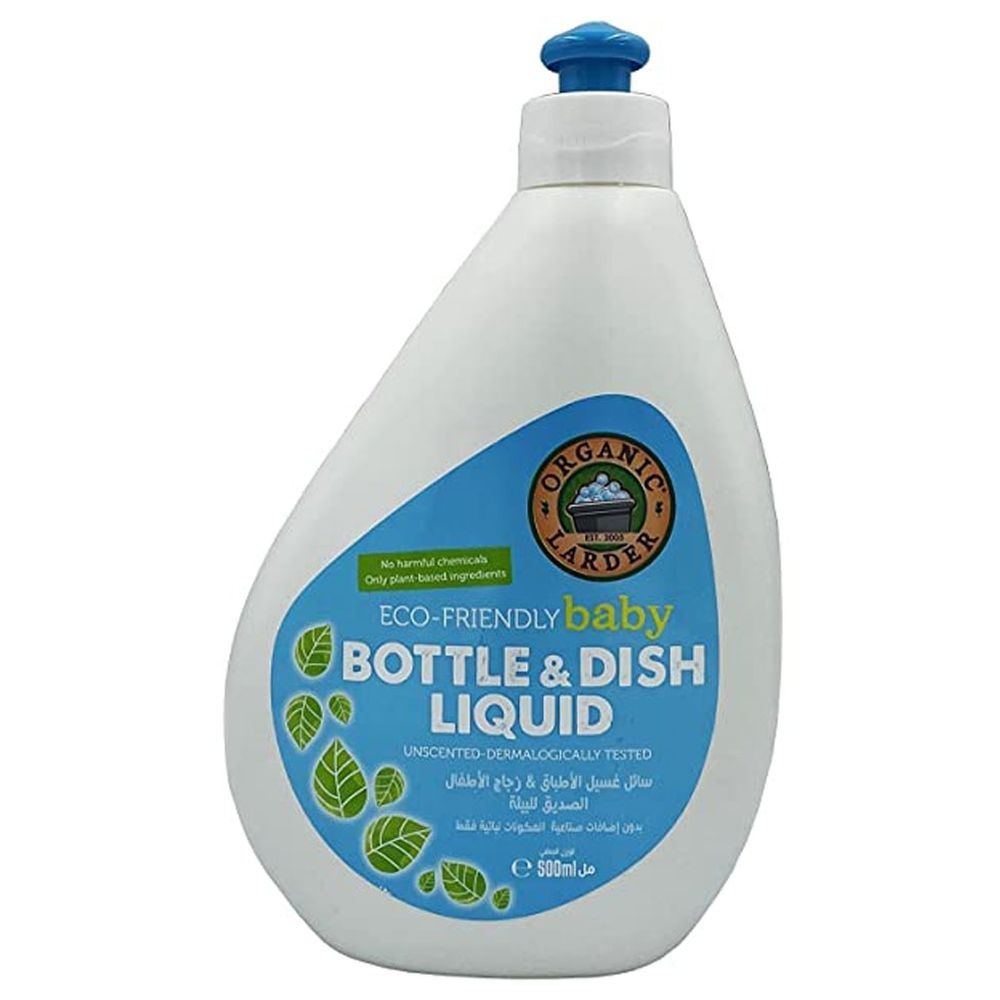 Organic Larder - Baby Bottle & Dish Liquid 500ml