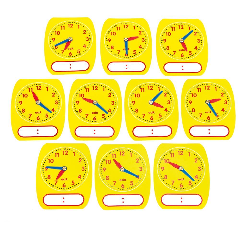 TTS - Write On Wipe Off Clock Dial