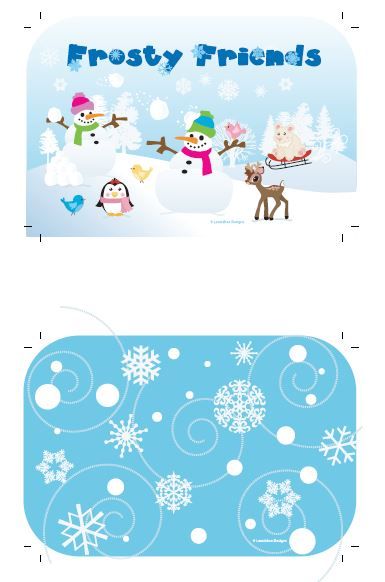 يوبو - غطاء صندوق الغداء - Frosty Friends