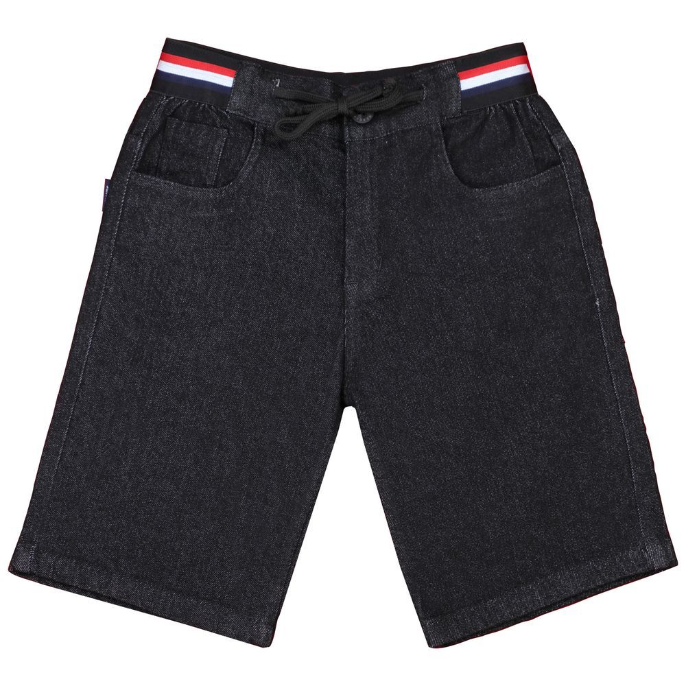 Nexgen Juniors - Boy Denim Jamaican Shorts - Black