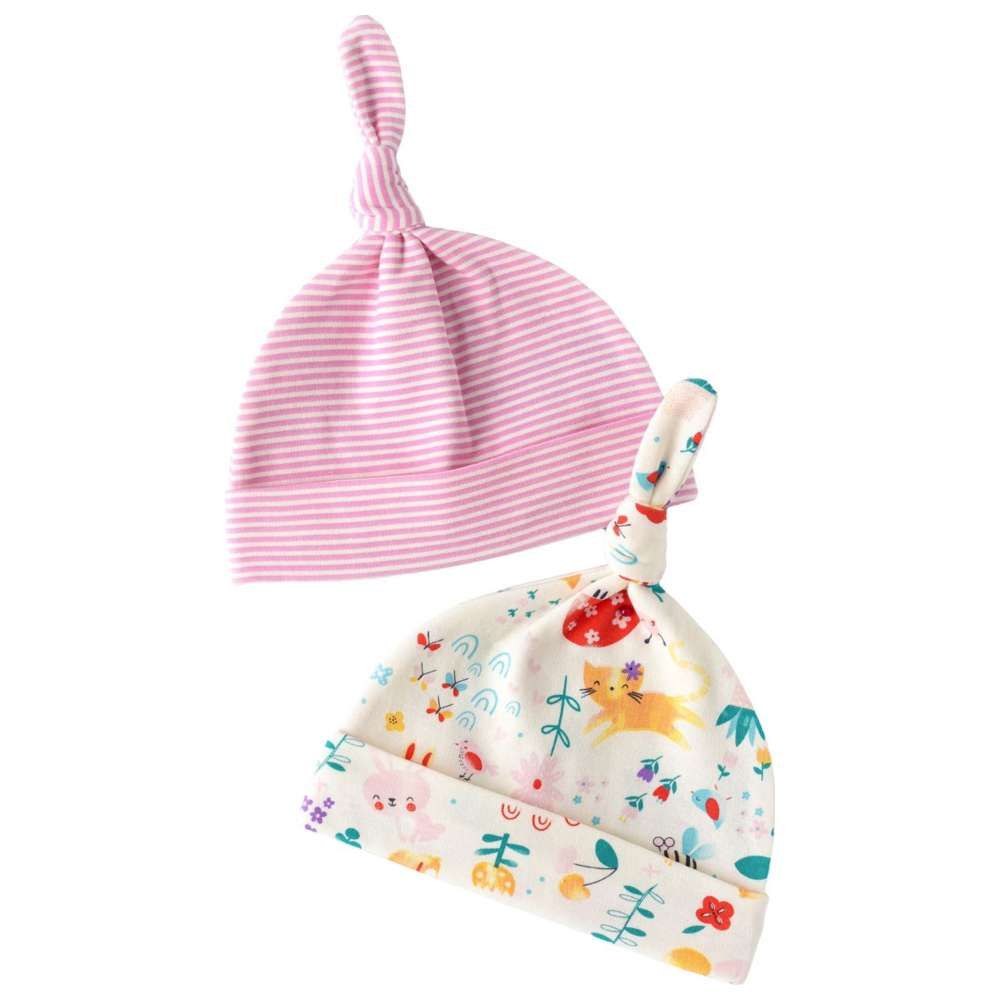 Boo Boo - 2pc-Set - Hats - Pink/Blue/Red