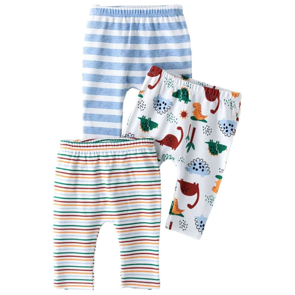 Boo Boo - 3pc-Set - Baby Boy Printed Pants