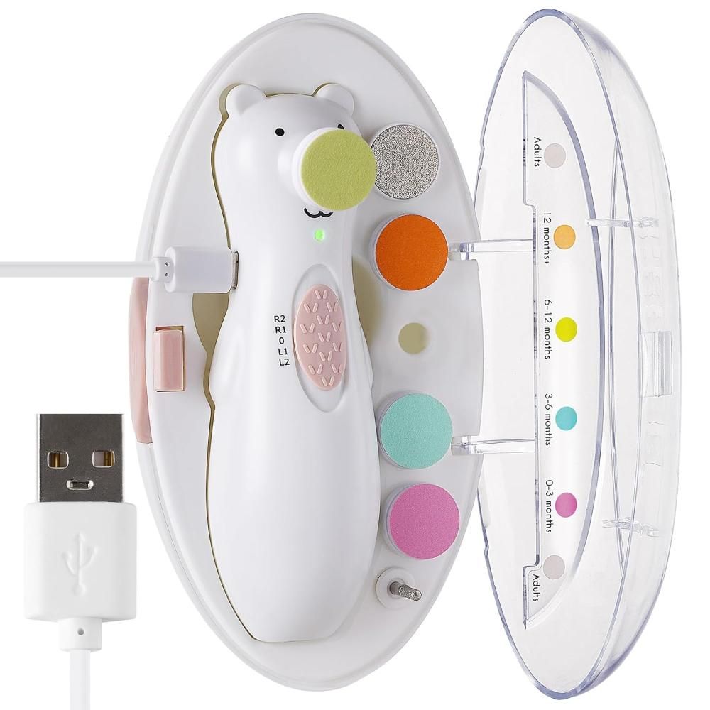 Haakaa - Electric Happii Baby Nail Trimmer - USB Rechargeable