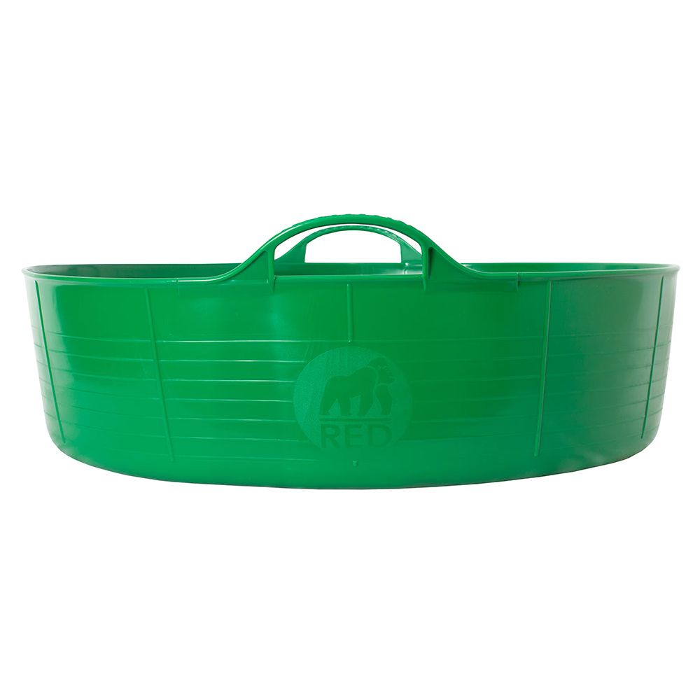 Red Gorilla - Shallow Recycled Tub - Green - Large - 35 L