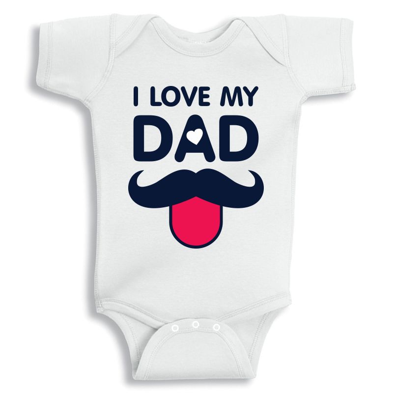 Twinkle Hands, I Love My Dad Baby Onesie
