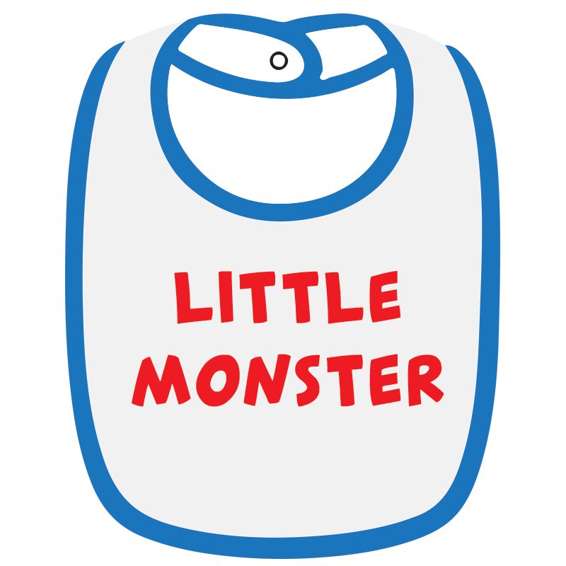 Twinkle Hands - Little Monster Baby Bib