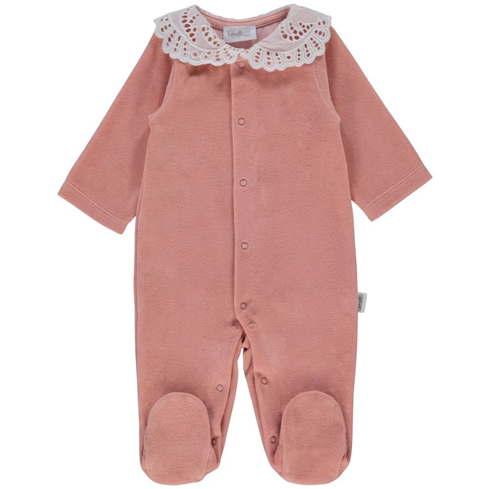 Bebetto - Baby Girl's Sleepsuit - Dusty Rose
