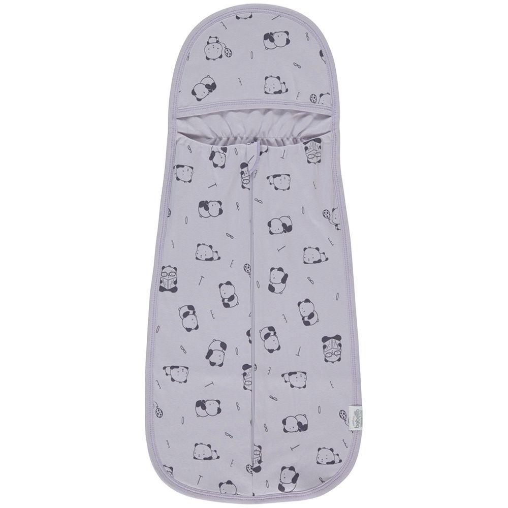 Bebetto - Baby Girl's Panda Swaddle - Lilac