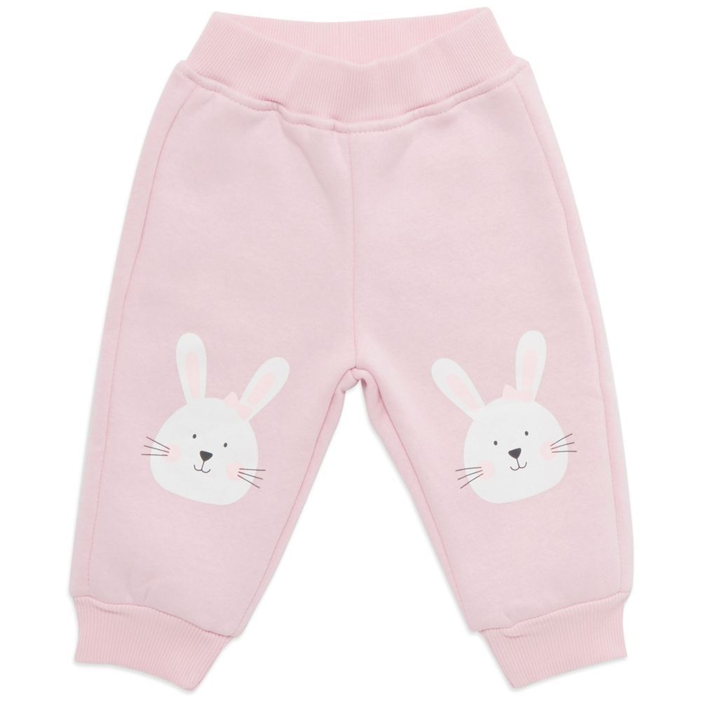 Little Kangaroos - Elasticated Joggers - Baby Pink