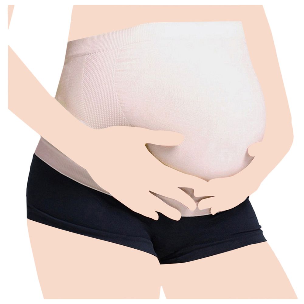 Blooming Blossom - Abdominal Maternity Support Belt - Beige