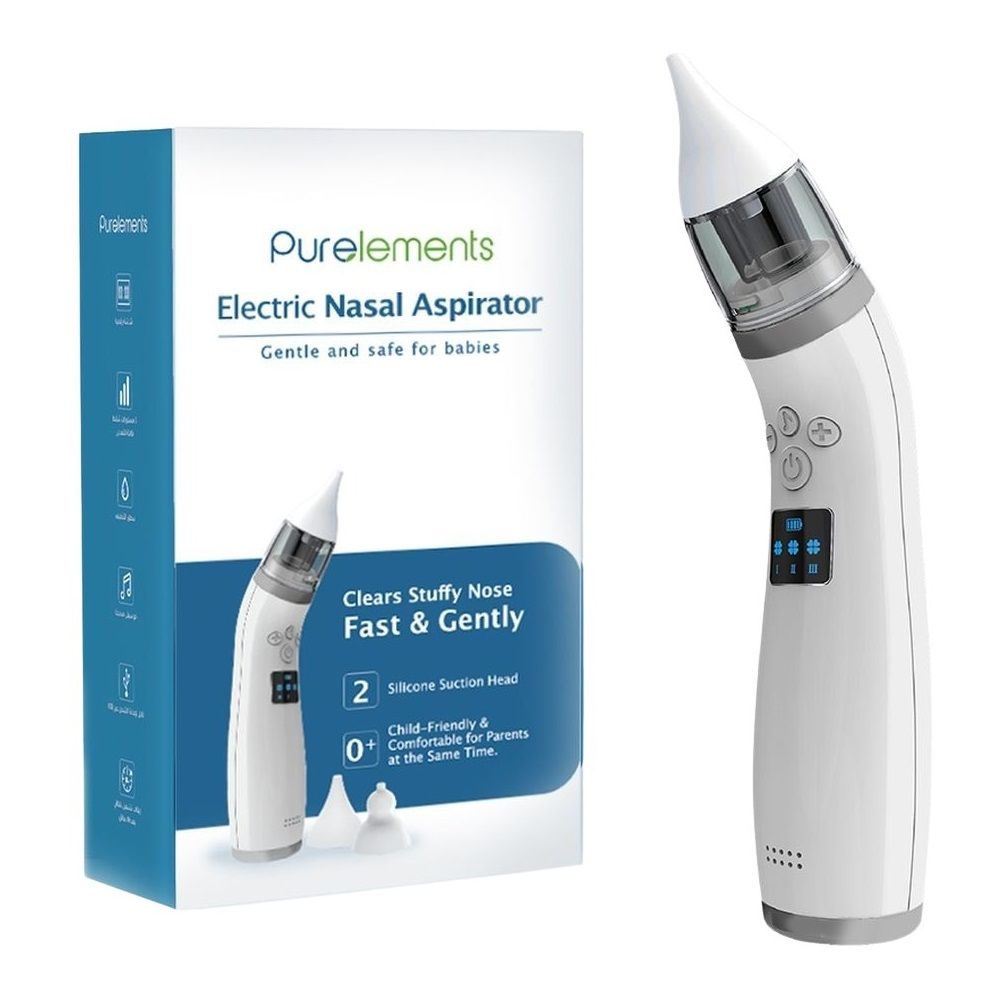 Purelements - Electric Nasal Aspirator USB Rechargeable - White
