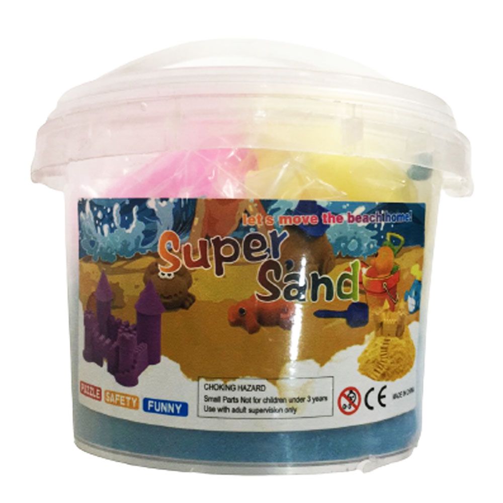 Kidart - Kinetic Sand 300g + 4 Molds