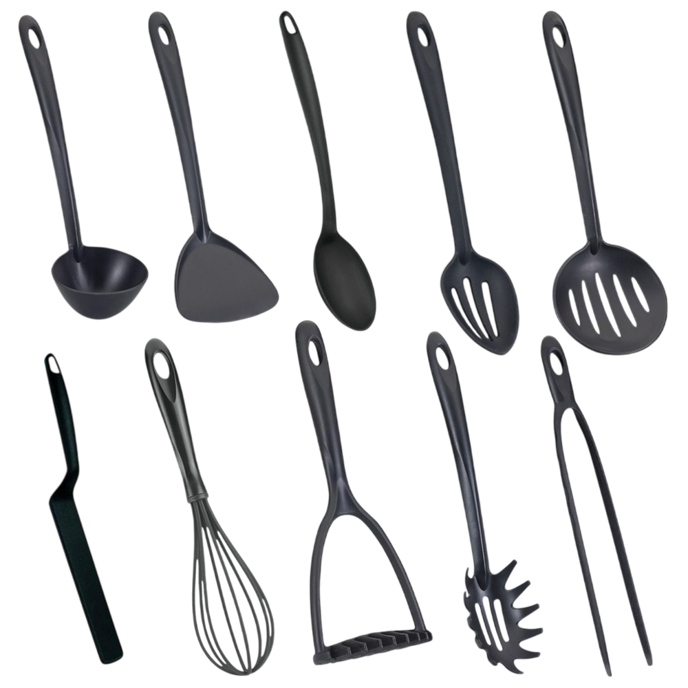 Metaltex - Rapid Nylon Kitchen Tool Set – 10 Pcs