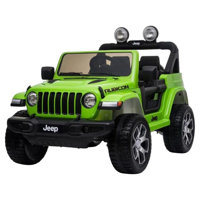 Megastar - 12V Licensed Wrangler Ride-On Jeep - Green