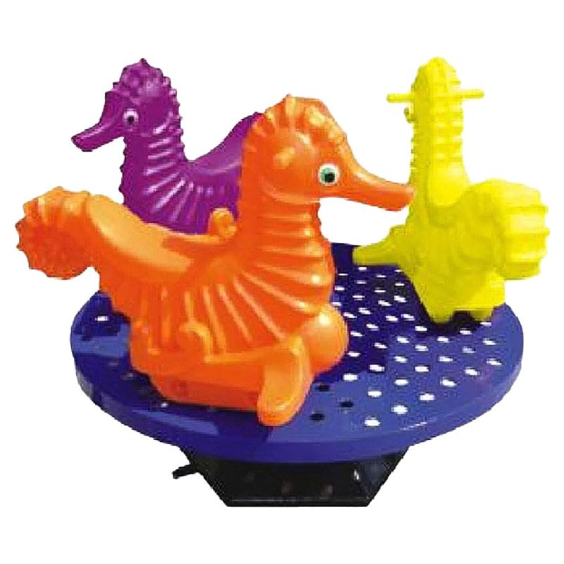 Megastar - Rainbow Sea Horse Rider Merry Go Round