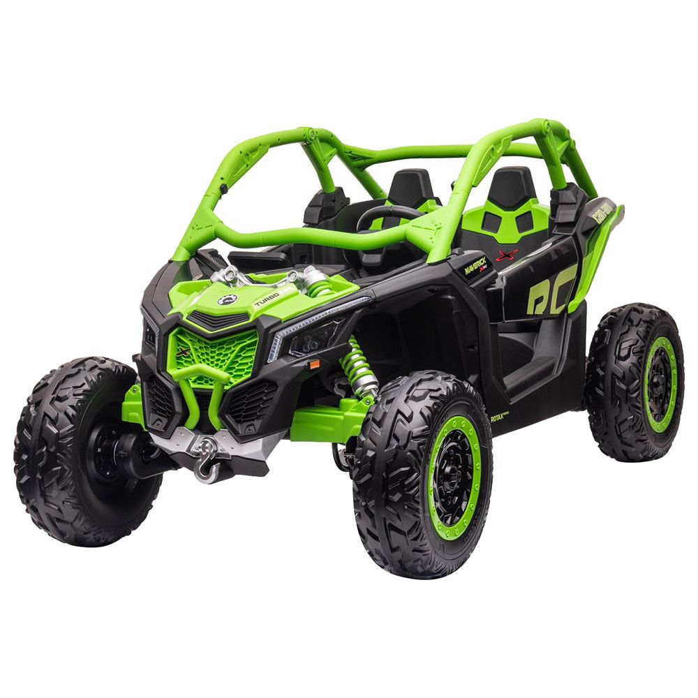 Megastar - 24V Licensed Can-Am Maverick Ride-On UTV - Green