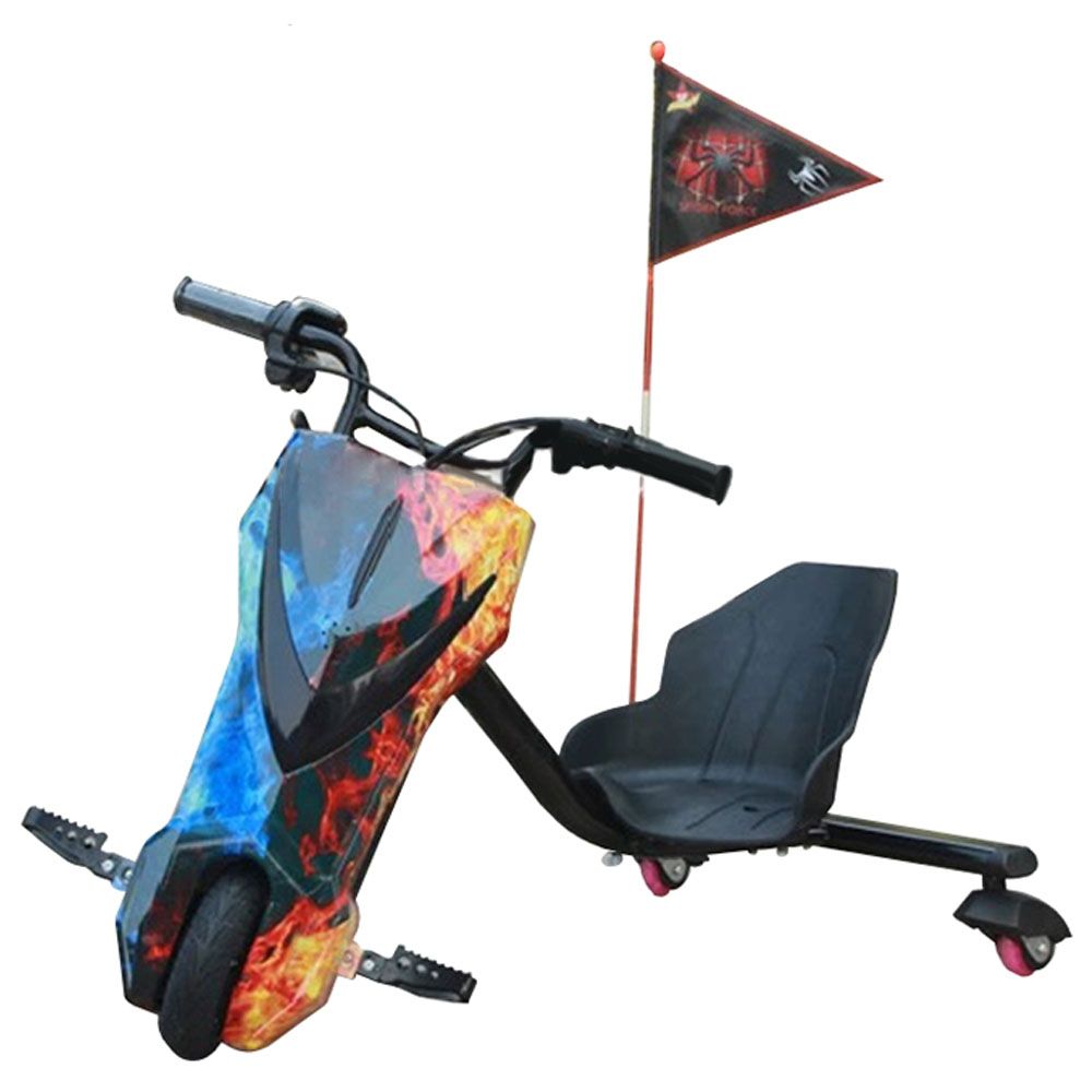 Megastar - 3 Wheelie Drifter Trike 36v - Flames