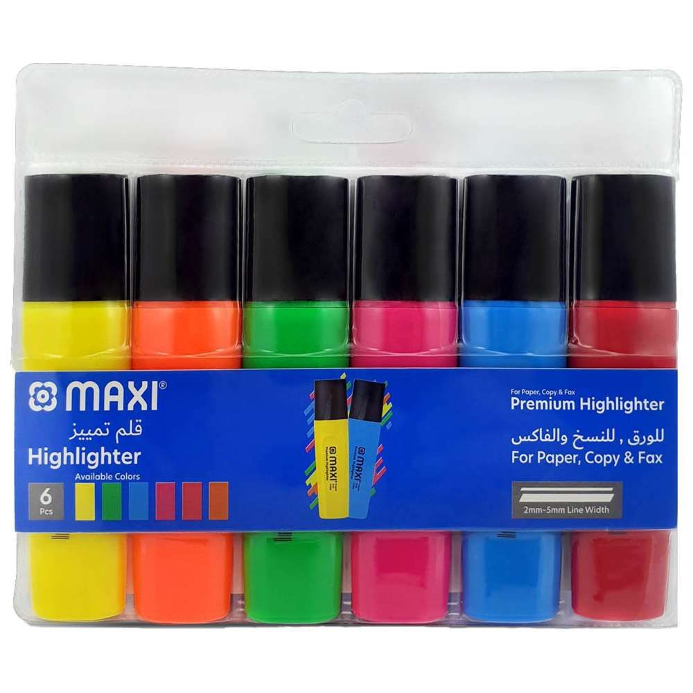 Maxi - Highlighter Set of 6