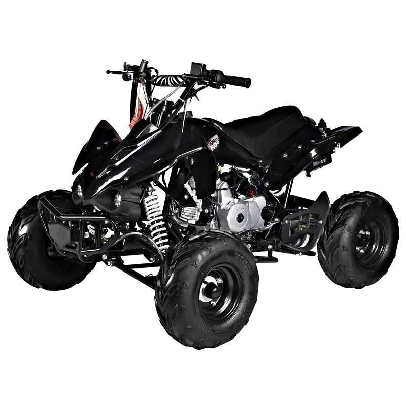 Myts - 125cc Quad ATV Bike Without Reverse For Kids -Black