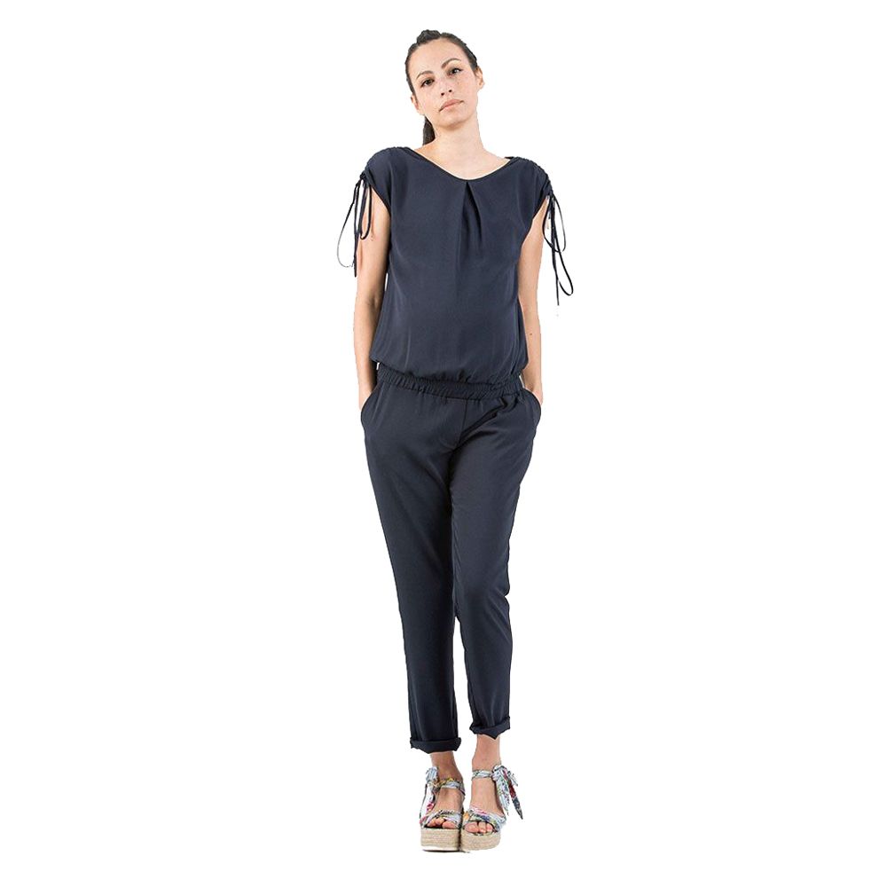 Mums & Bumps - Attesa Maternity Jumpsuit - Blue