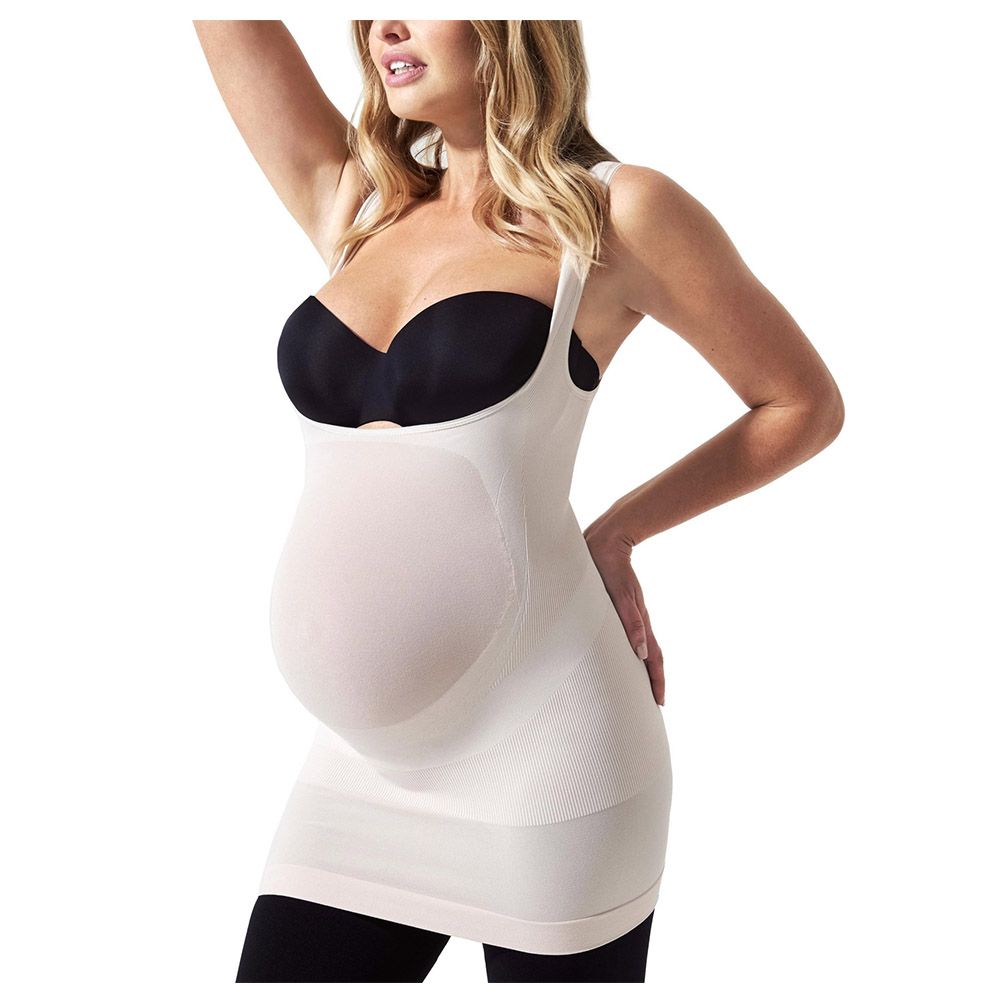Mums & Bumps - Blanqi Underbust Belly Support Tank - Nude