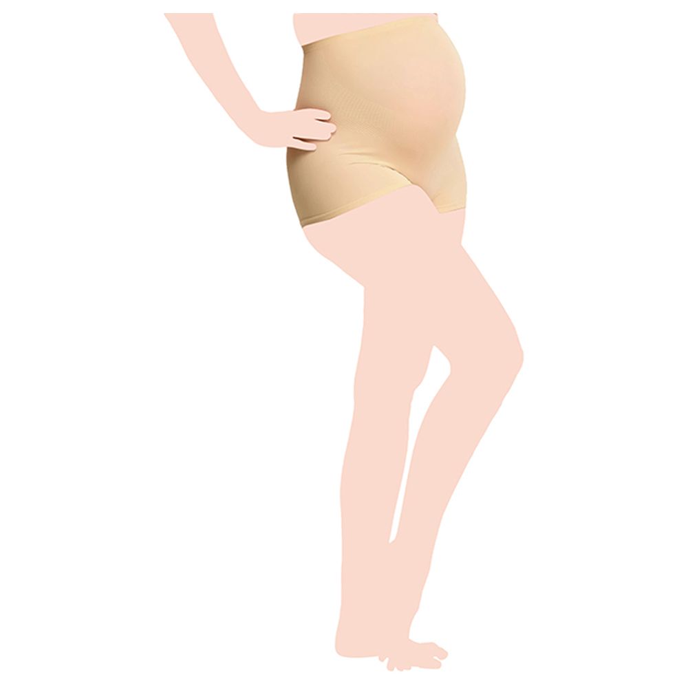 Mums & Bumps - Mamsy Maternity Support Boxershort - Nude