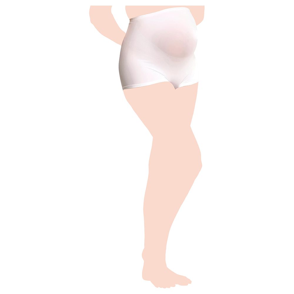 Mums & Bumps - Mamsy Maternity Support Boxershort - White