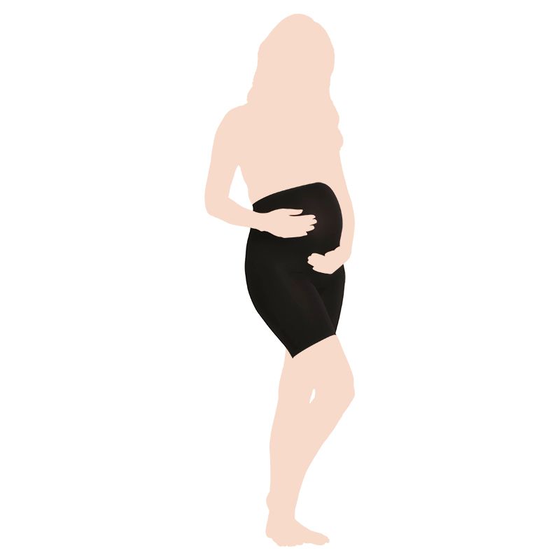 Mums & Bumps - Mamsy Maternity Support Shorts - Black