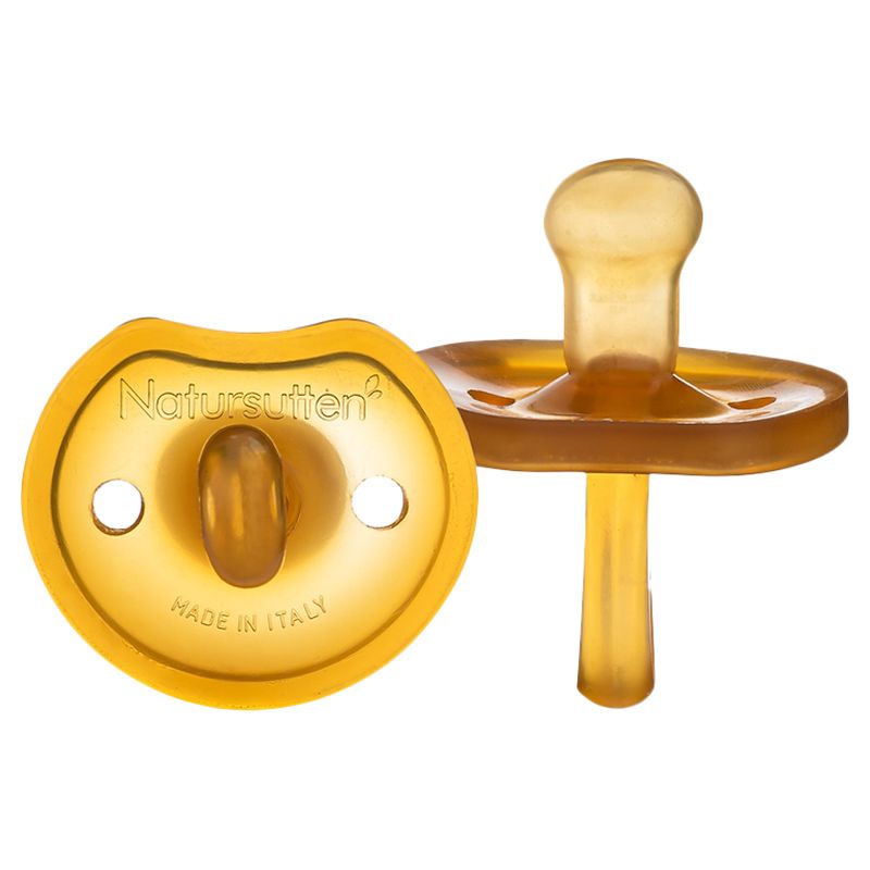 Natursutten - Butterfly Orthodontic Natural Rubber Pacifier - Pack of 2 - M  - 6-12M