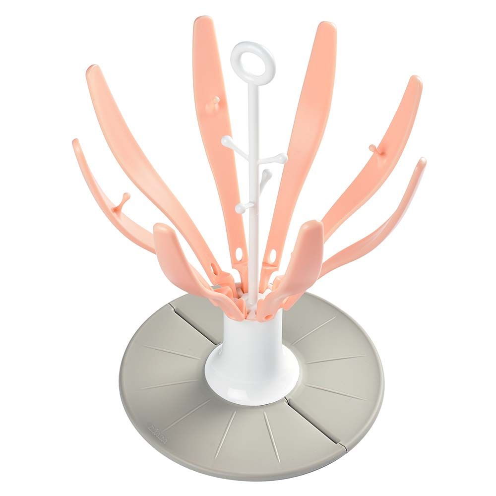 Beaba - Flower Foldable Draining Rack - Pink