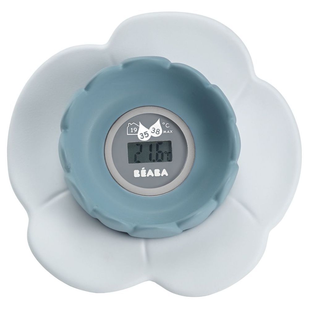 Beaba - Lotus Multi-Functional Bath Thermometer - Green/Blue