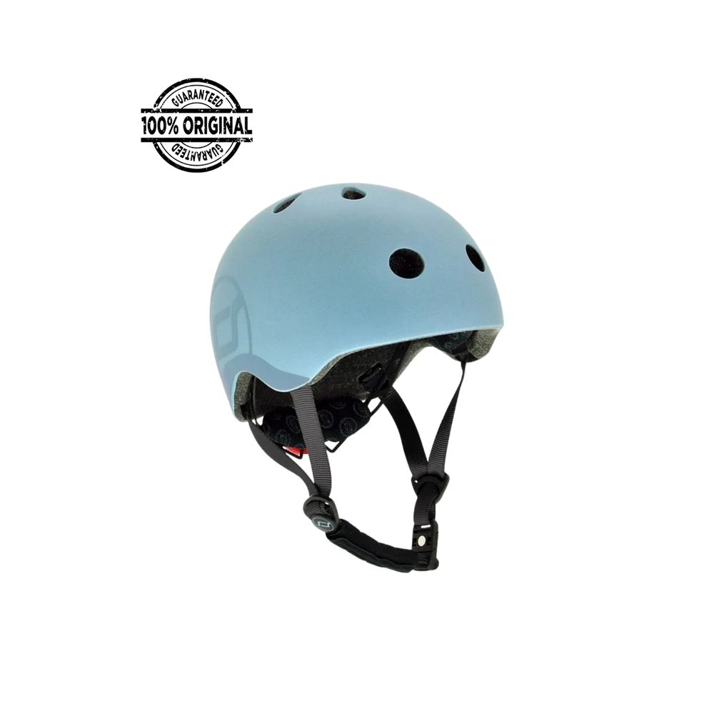 Scoot & Ride - Kid Helmet S-M - Steel
