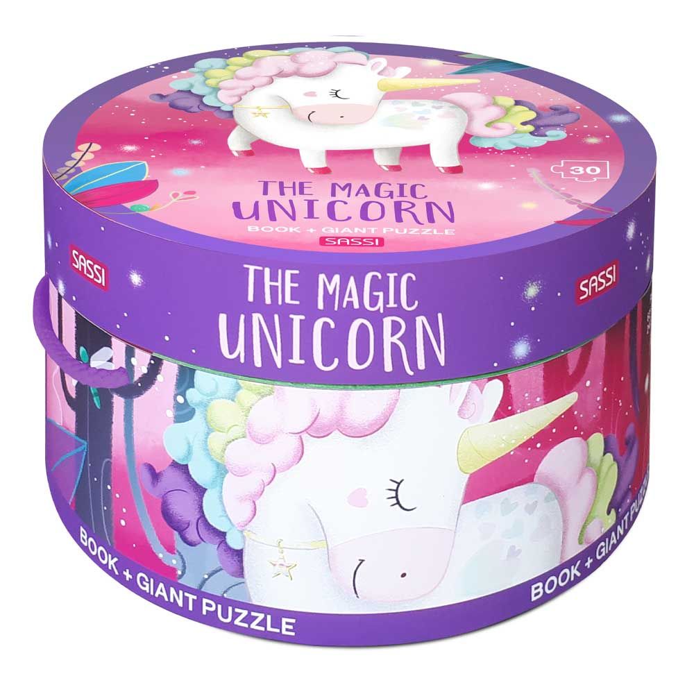 Sassi Junior - The Magic Unicorn Book & Puzzle