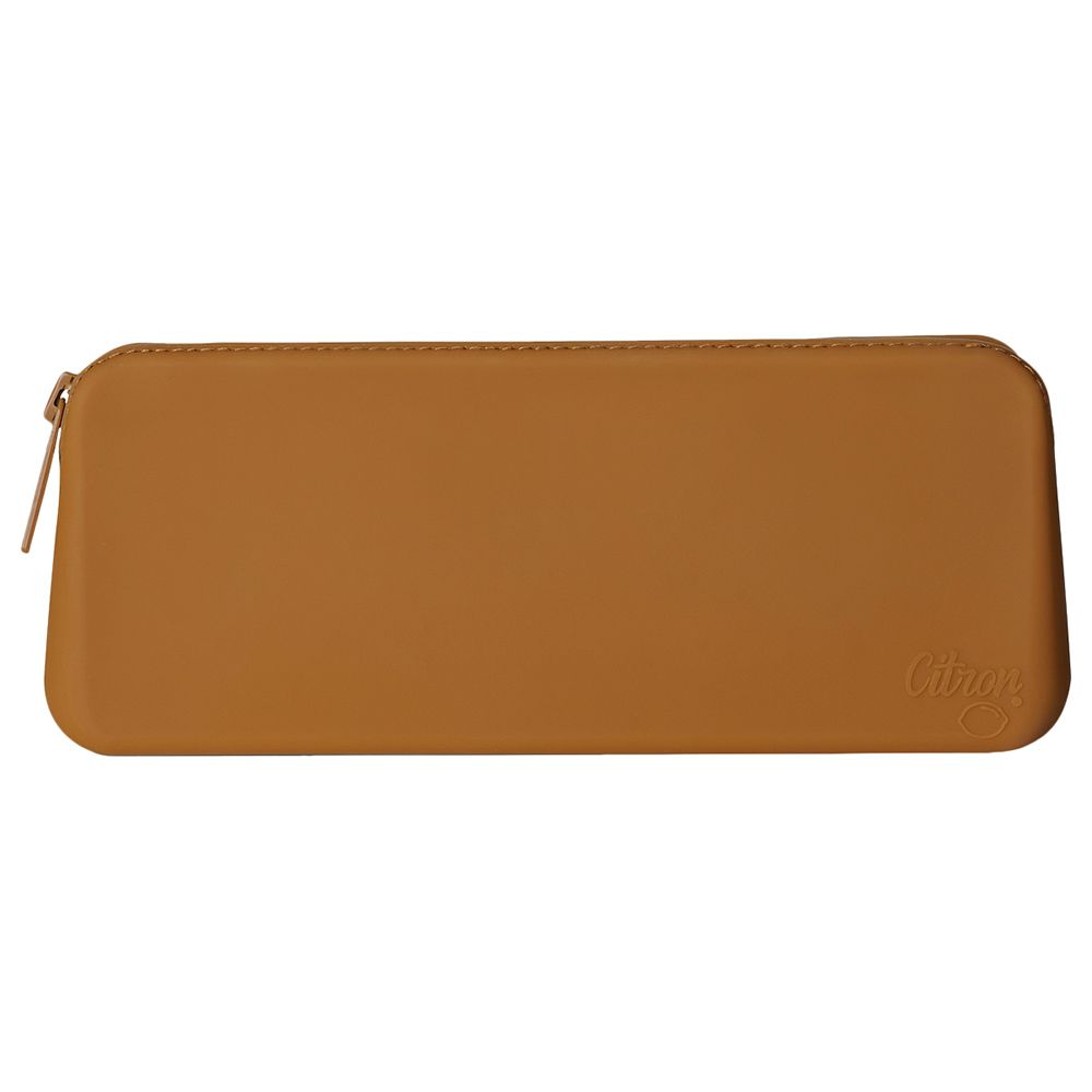 Citron - Silicone Cutlery Pouch - Caramel