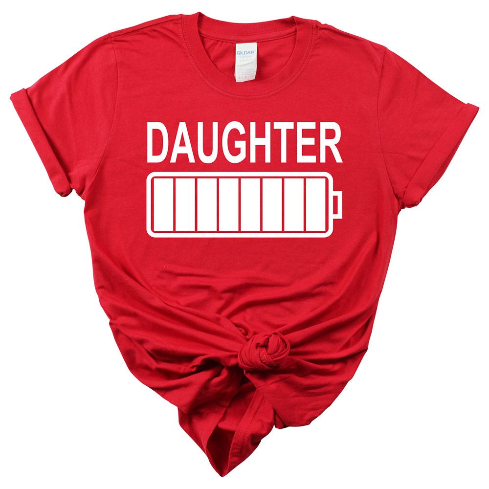 Matching Family Outfits - Fully Charged T-Shirt - Red