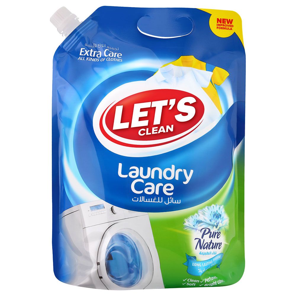 Let's Clean - Liquid Detergent For Colored Clothes - 2L - Pure Nature