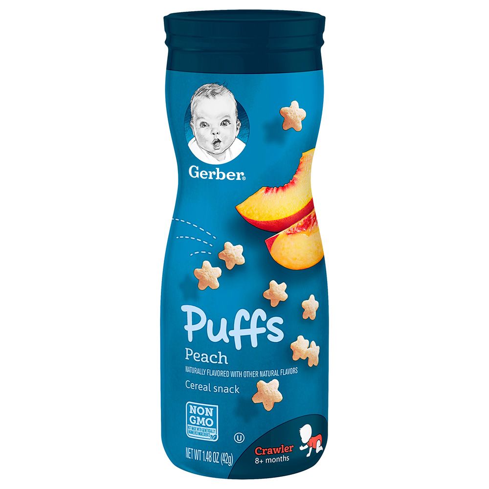 Gerber - Puffs Peach 42g