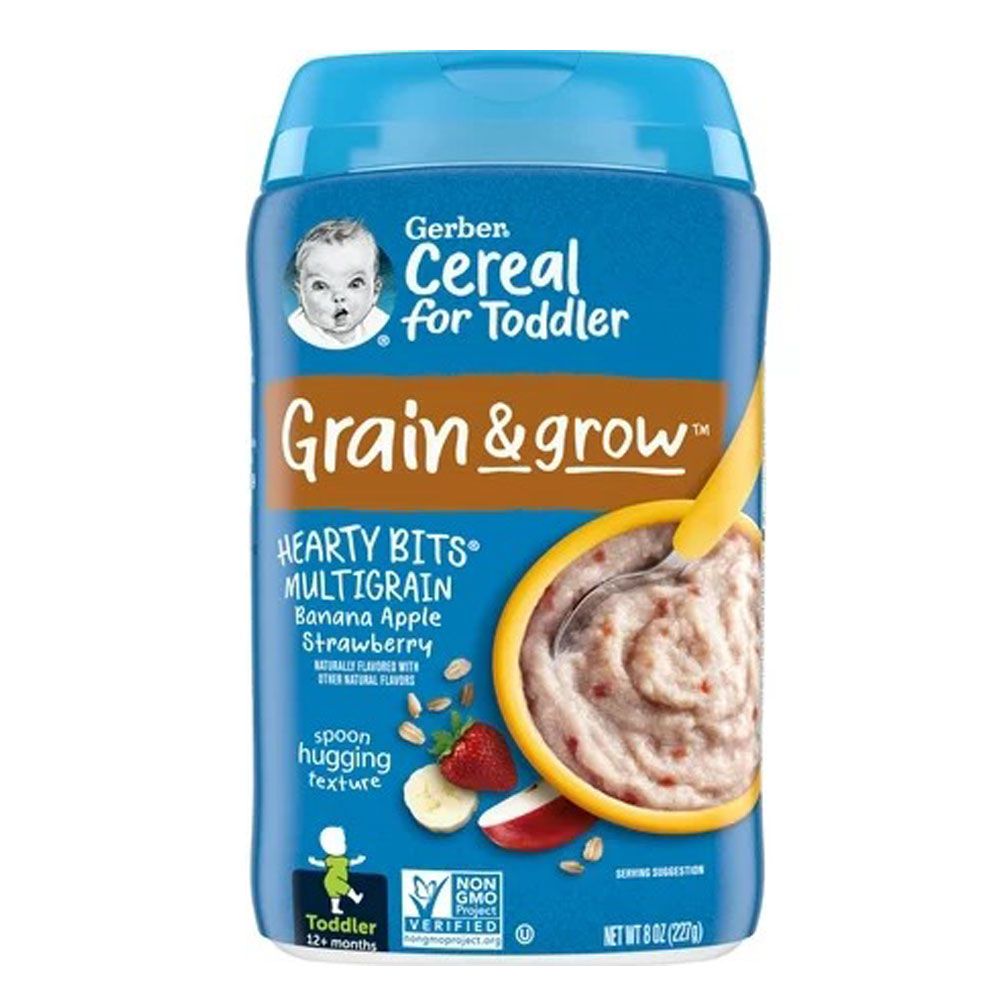 Gerber Multigrain Cereal 12+ Months Banana Apple Strawberry